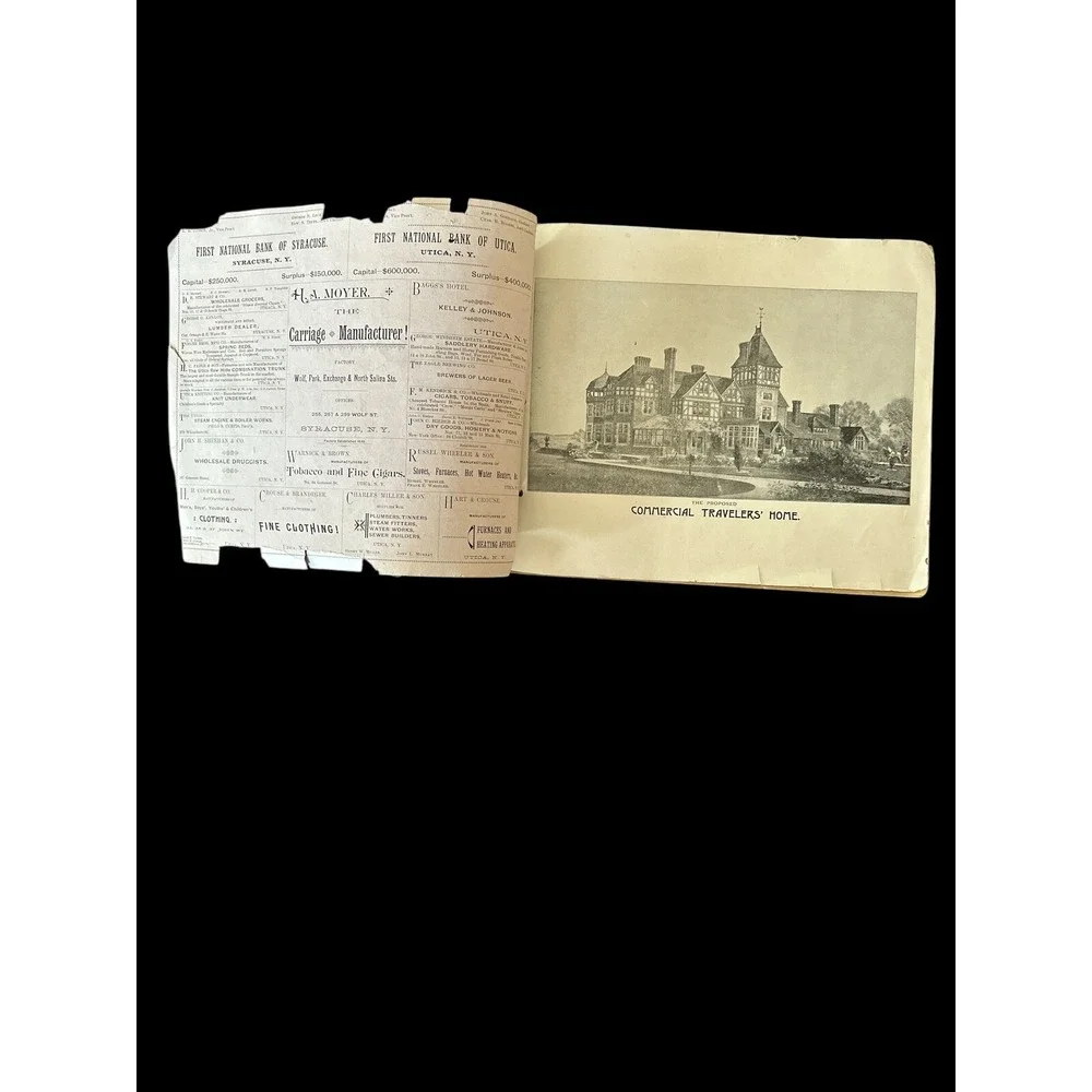 The Illustrated Worlds Columbian Exposition Souvenir 1893 Softcover String Tied